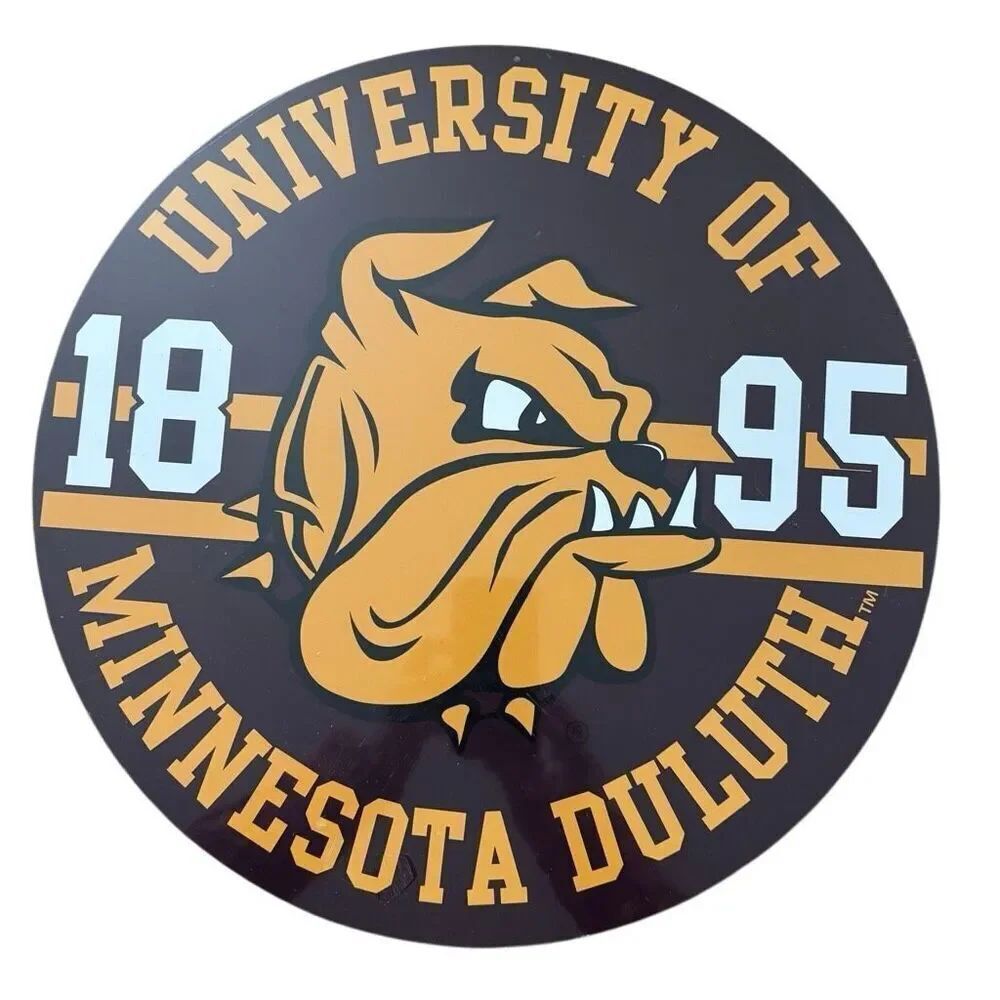 University Of Minnesota Duluth 15 3/4” Round Metal Sign *New*